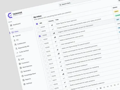 🚀 TaskHive — Manage Tasks Smarter, Work Faster cleandesign collaborationtool dashboardui designsystem minimalui productivityapp projectmanagement saasdesign taskmanagement tasktracker todoapp uxuidesign webappdesign workflowdesign