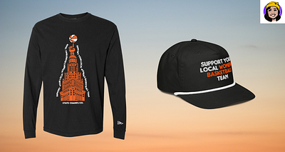 Support Your Local Women's Basketball Team branding cleveland graphic design merchandise design wnba womens basketball womens sports