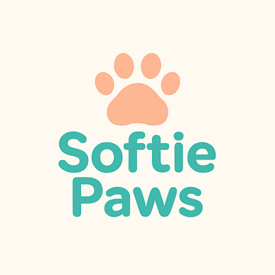 Softie Paws – Logo Design 🐾 professional logo