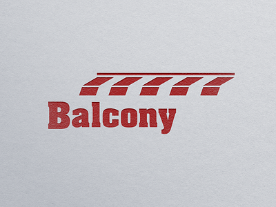 Balcony Bistro Bar Logo branding design illustration logo