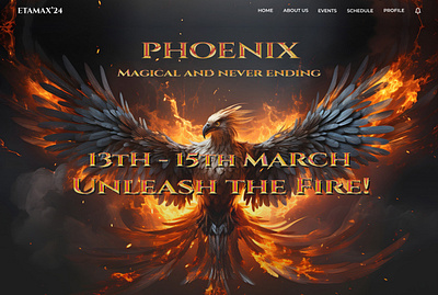 ETAMAX 2024 Phoenix registration Website 3d animation branding graphic design logo motion graphics ui