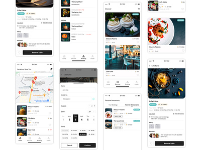 Restaurant availability and bookings availability booking favourite food listing menu restaurant ui user experience ux waiting