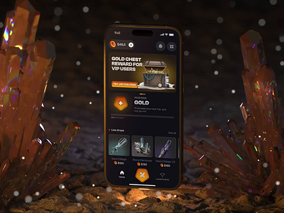 Casino & Betting - Mobile app app betting cards casino clean design dice gambling gambling app interaction ios leaderboard live casino mobile app modern online casino roulette slots ui ux