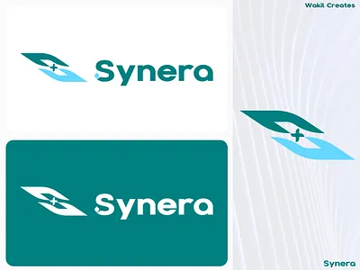 Synera – Medical Healthcare Brand Identity heathcare logo logo logo design logo presentation medical logo wakil