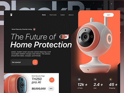 Home AI web ui design ai ai ui design clean ui home automation home ui minimal ui modern web product design smart home ui ui designer ux web web app web design web ui website website design