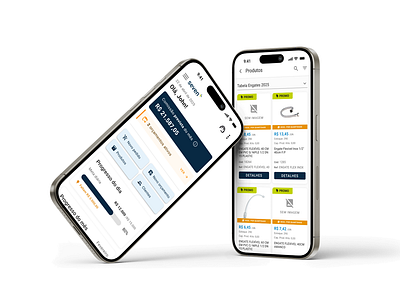Força de vendas - aplicação web para vendedores externos app design ui ux