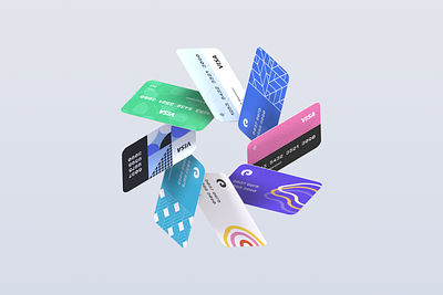 Credit Card kit | Cardy V1.0 3d banking card cards credit credit card finance financial illustraion kit master money paypal visa