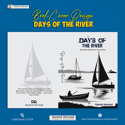 Book Cover Design boat design book cover design template