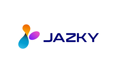 Jazky brand branding design graphic design icon illustration logo startup symbol