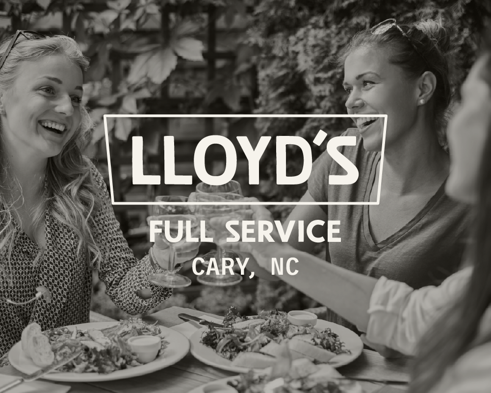 Lloyd's Full Service adobe illustrator brand design branding design food beverage graphic design identity illustration logo menu design vector vintage design