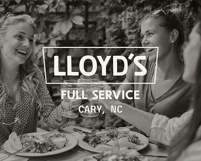 Lloyd's Full Service adobe illustrator brand design branding design food beverage graphic design identity illustration logo menu design vector vintage design