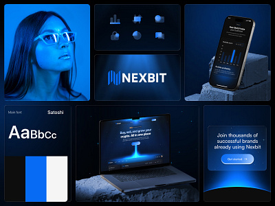 Nexbit — Branding for Crypto Website analytics website blur crypto data fintech landingpage saas trading webdesign website