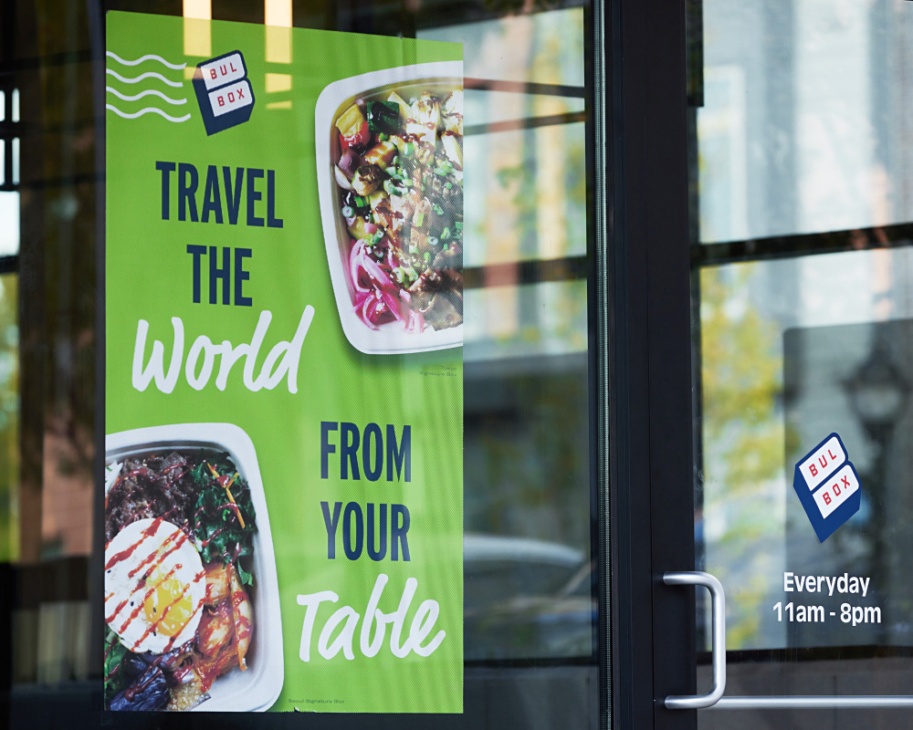 Bul Box adobe illustrator asian brand design brand identity branding design fast casual flavors food beverage graphic design hospitality illustration logo logo design restaurant restaurant design vector world