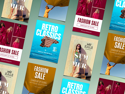Fashion Sale Poster adobe photoshop advertising canva fashion ads fashion sale offer sale poster printing poster social media