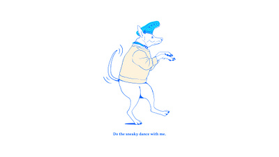 Dog dance with me adobe illustrator concept croc crocs dog dog illustration graphic design illustration illustrator vector
