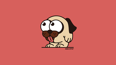 King Otto - Ball style adobe illustrator concept dog dog illustration graphic design illustration illustrator playful toy design vector