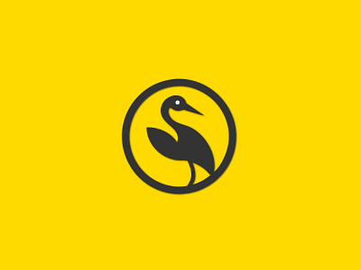 Golden Crane Logo Design abstract logo animal logo bird logo brand identity clean logo creative logo elegant logo flat logo graphic design iconic logo logo design minimal logo modern branding modern logo nature logo professional logo simple logo unique logo vector logo