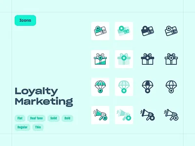 Icons | Loyalty Marketing family icon gift marketing mkt