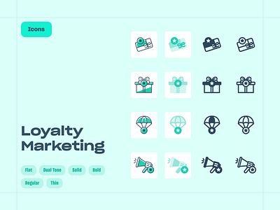 Icons | Loyalty Marketing family icon gift marketing mkt