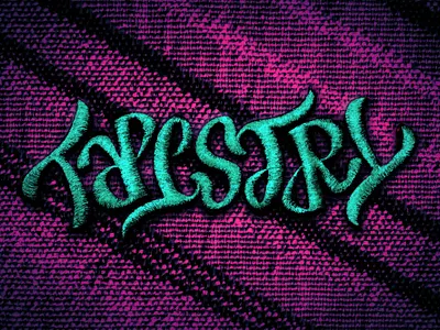 Tapestry Ambigram amb ambigram branding design graphic design illustration lettering logo vector