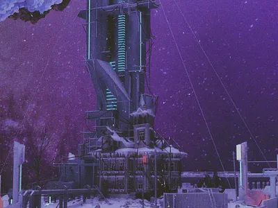 The Silent Tower 3d blender digital art render tower