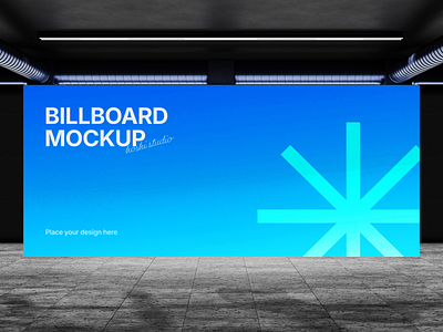 Billboard Mockup Scene adds billboard branding building city download graphic design identity mockup mockups psd template typography