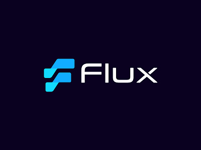 Flux Identity brand identity f flow letter logo logo design minimalist logo