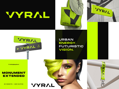Vyral Branding brand brand design brand identity branding company fashion graphic design logo logo design logo mark logo type logos mark print street streetwear style visual branding visual identity wordmark