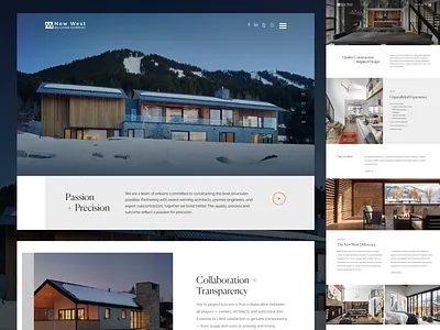 Web design for NW Builders construction property development real estate