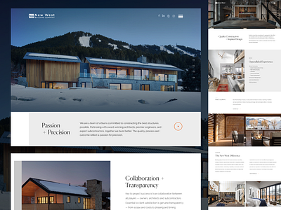 Web design for NW Builders construction property development real estate