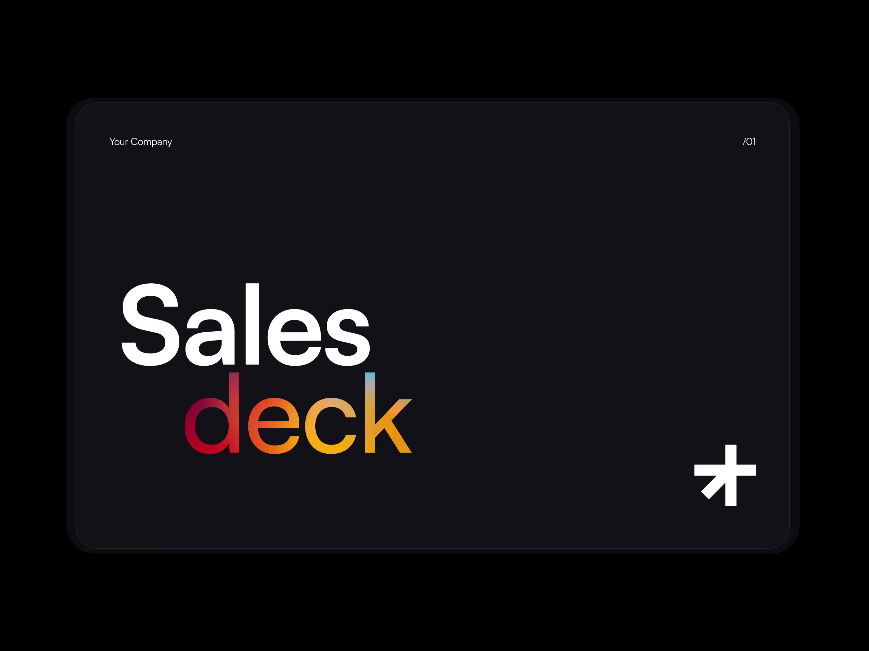 Example of Pitch Deck Design That Wins Attention