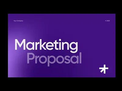 Modern Marketing Proposal Deck – Minimal & Bold brand design branding business presentation businessdeck creative deck design gradient design marketing design marketing proposal marketingstrategy minimal minimal design modern presentation pitch deck design pitchdeck presentation redesign slide template slidedesign startup pitch deck