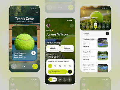 Tennis Match Reports & Analysis | Sports Mobile App app branding card ios live scores match reports mobile mockup onboarding player stats product design real time updates service sport sports mobile app tenis tennis tennis mobile app ui ux
