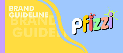 PFIZZI - BRAND STYLE GUIDE brand style guide branding graphic design logo