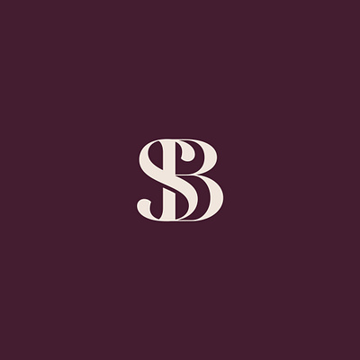 Letter SB Logo, Beauty Brand Logo Design beauty branding beauty logo branding design fonts graphic design illustration letter logo letter s letter sb logo logotype luxury logo makeup type typo typography typography design vector
