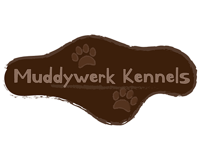 Muddywerk Kennels Logo logo design