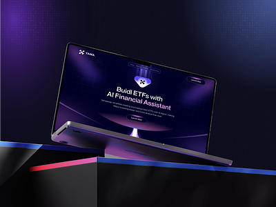 AI Financial Landing Page ai ai financial landing page ai landing page ai tool ui ai ui ai website finance futuristic website landing page no code builder page builder product product design visual builder web design webdesign website