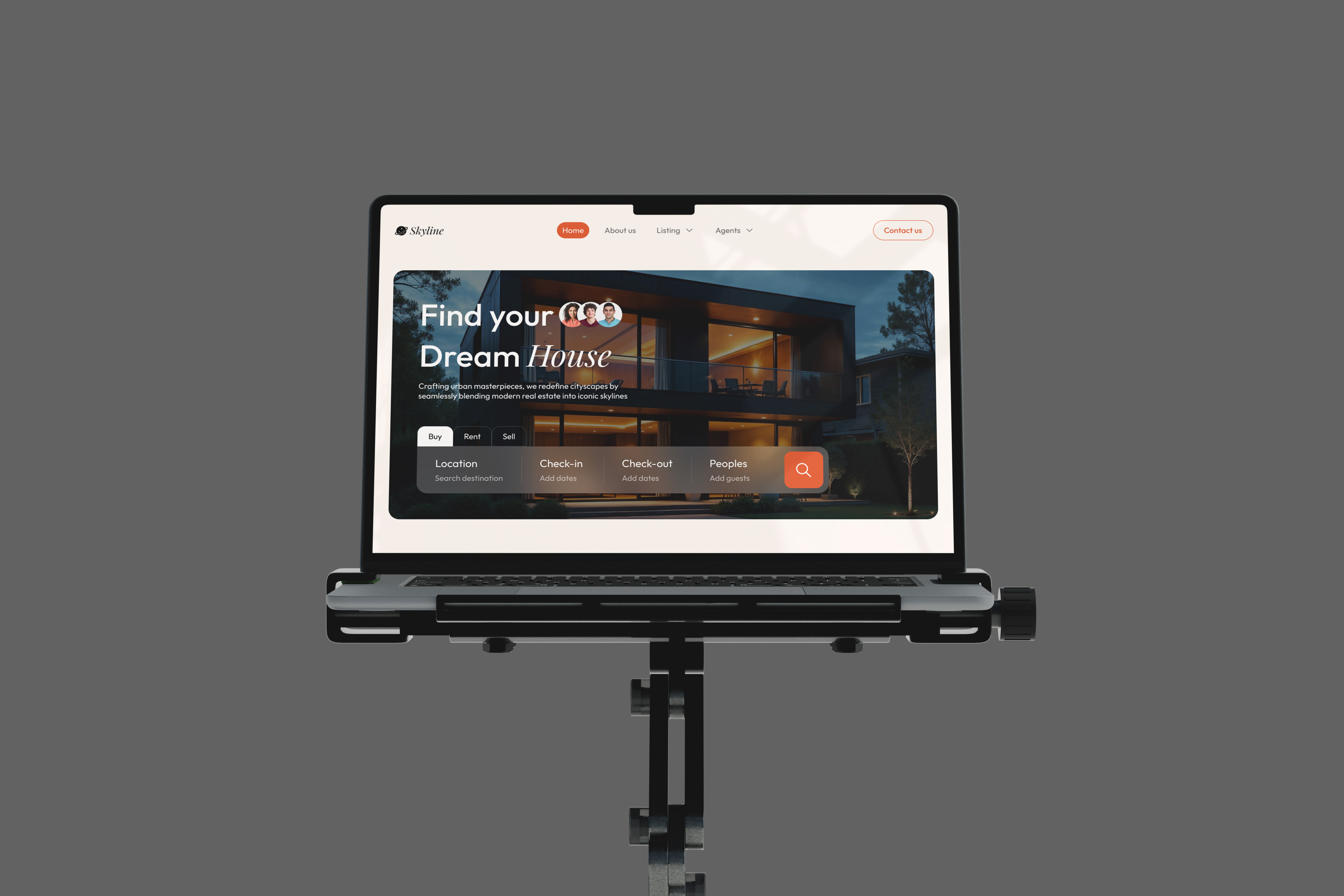 UI Wiki - Modern Real Estate Website UI Design modern property listing web ui real estate ui ux concept