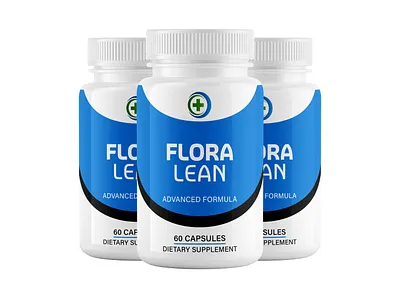 Flora Lean – Advanced Formula Supplement Label brandidentity branding design designinspiration dietary supplement fitness design graphic design graphicdesign health wellness illustration packaging design product label supplement label ui weight management