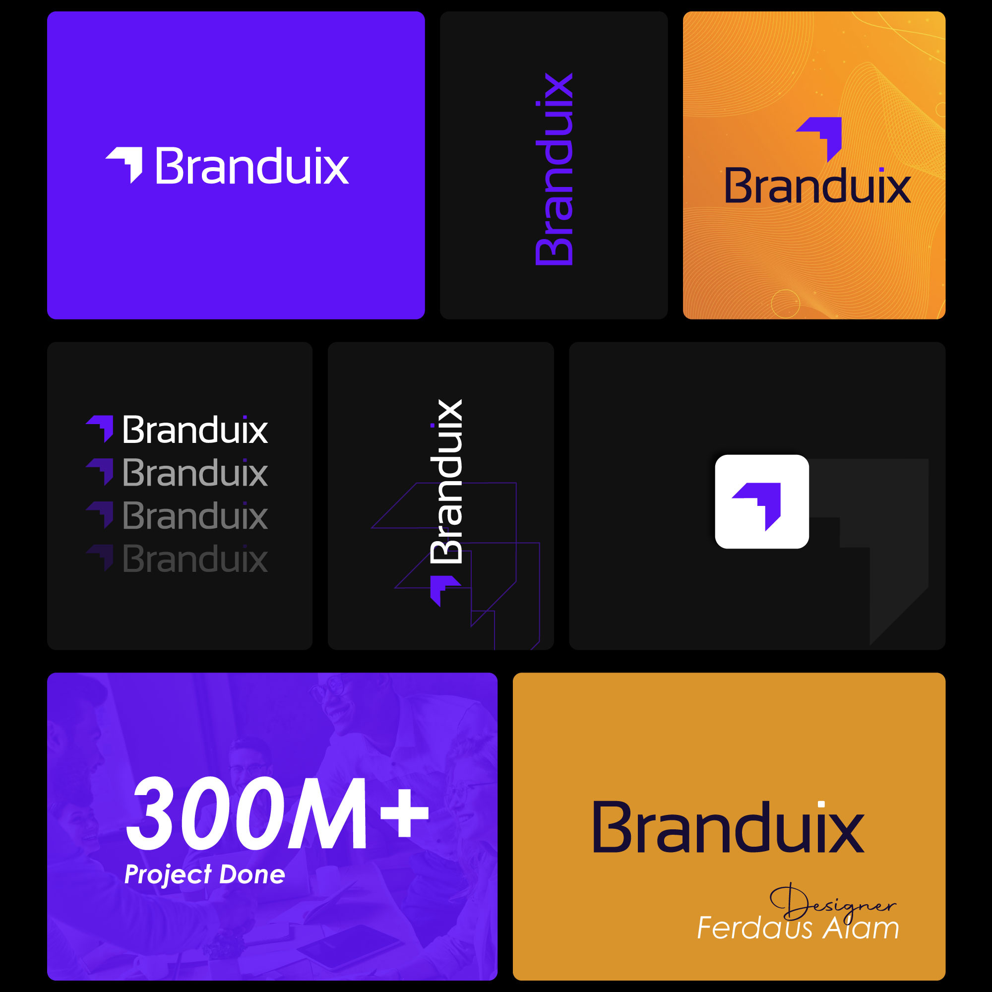 Branduix – Modern & Minimal Logo Design brand design brand identity branding creative creative logo design graphic design logo logo design minimal logo modern logo startup logo tech logo