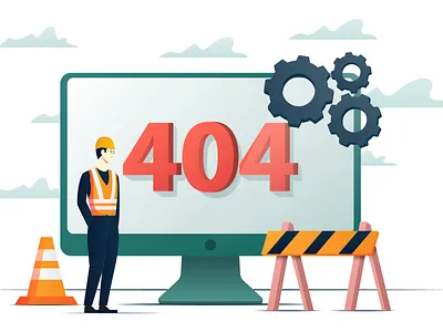 404 Error 404 business design flat graphic design illustration