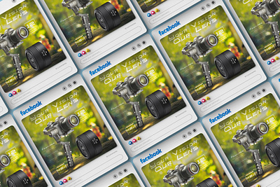 Camera Lens Social Media | Creative Photo Manipulation bill board design branding desgin design designinspiration graphic design illustration logo roll up banner design ui