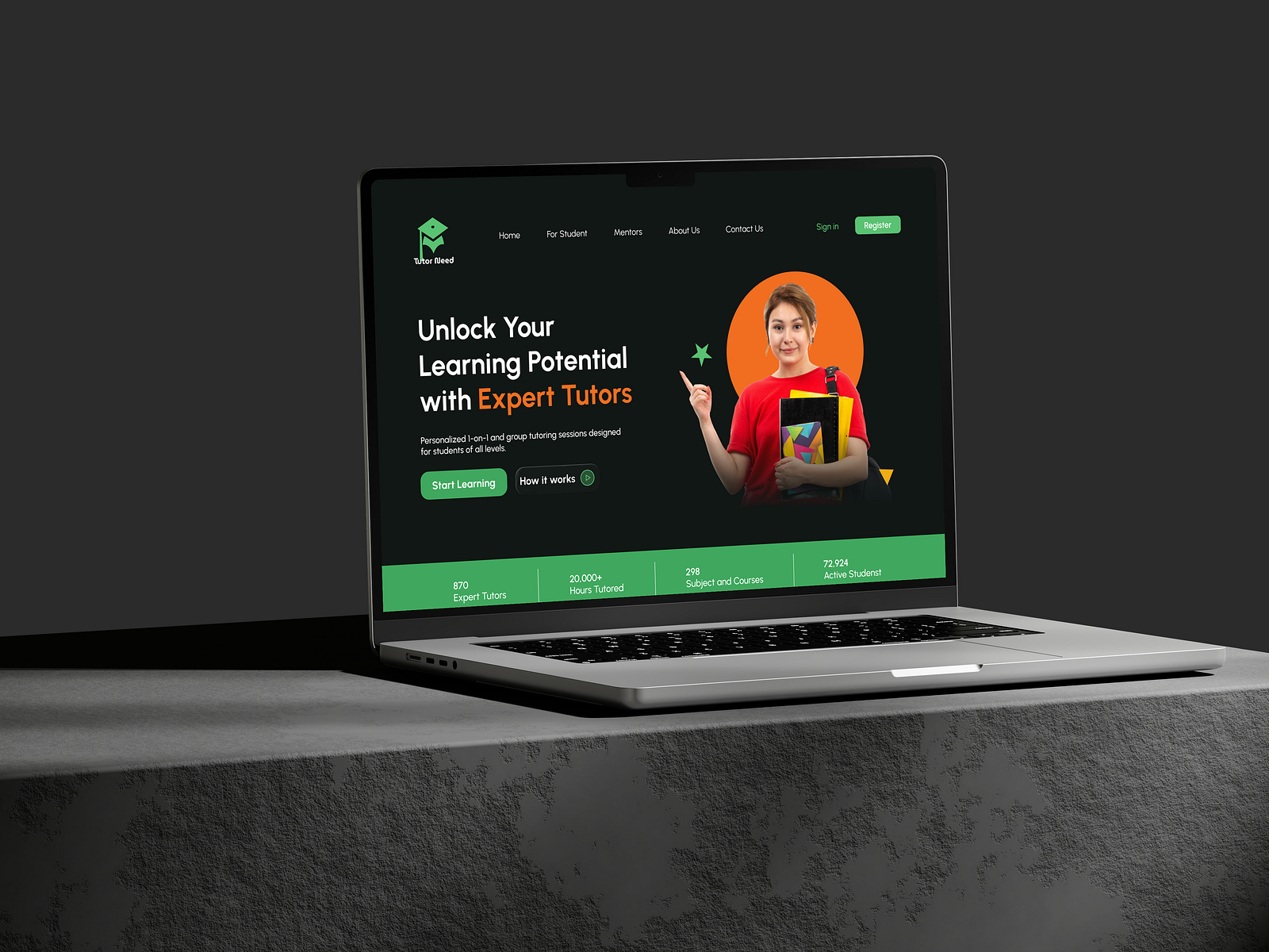 Tutor Website UI Design by Ismail Hossain Hridoy on Dribbble
