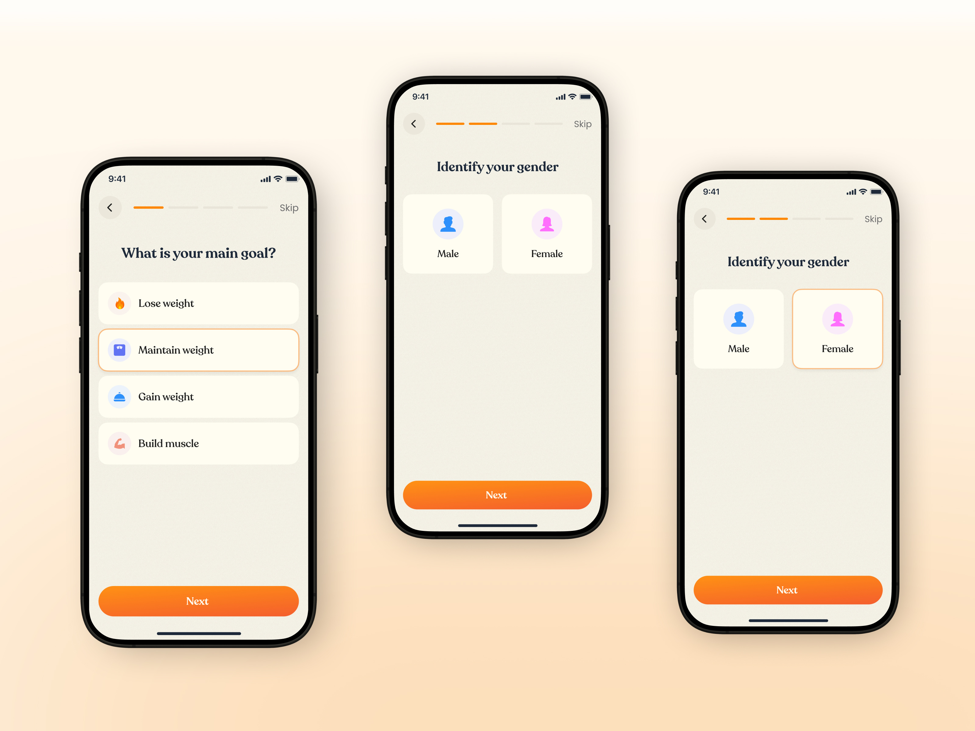 Example of Mobile App Design UI UX