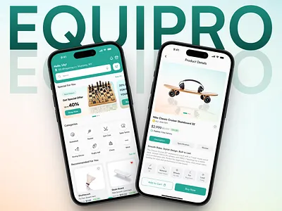 eCommerce | Sports Equipment App Design | UI/UX brand identity checkout page clean ui e commerce ecommerce ui figma hero section minimal design mobile app mockup modern slider online shop sport sports online shop sports website sportswear ui figam uiux web design website