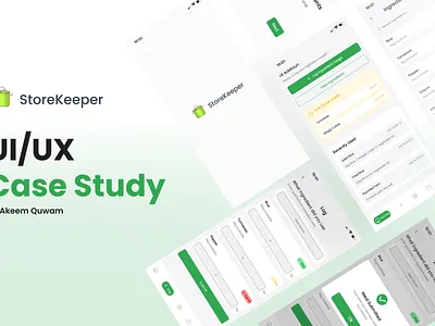 StoreKeeper - Kitchen Inventory Management App mobile ui ui design ux research