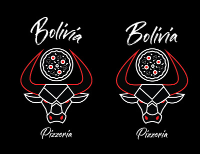 Pizza logo brand branding illustration logo vector