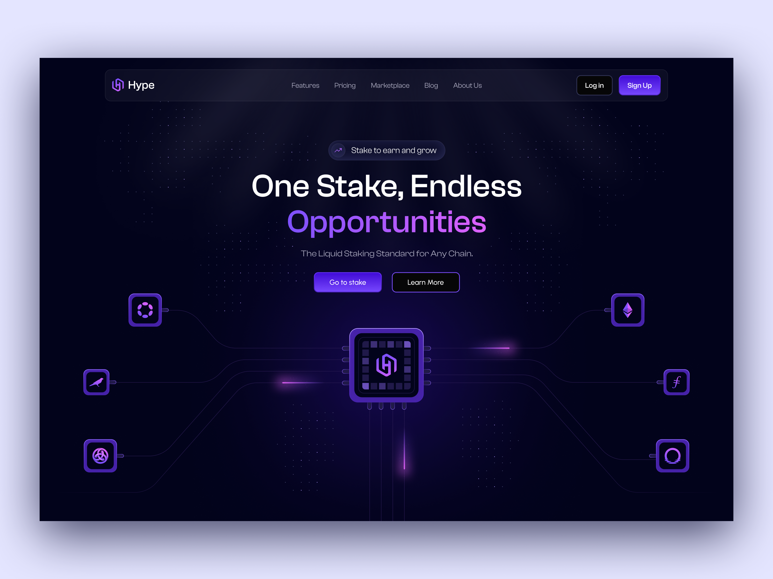 Example of Web3 Landing Page