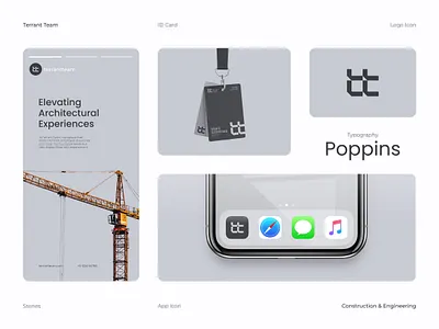 Tarrant Team: Construction & Engineering Brand Identity brand brandidentity branding construction corporateidentity logo logo design logo designer minimalist