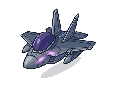 Jet Plane✈️ aircraft airline airplane aviation branding cartoon doodle engine fighter jet flat flight icon illustration jet logo machine plane transportation vehicle